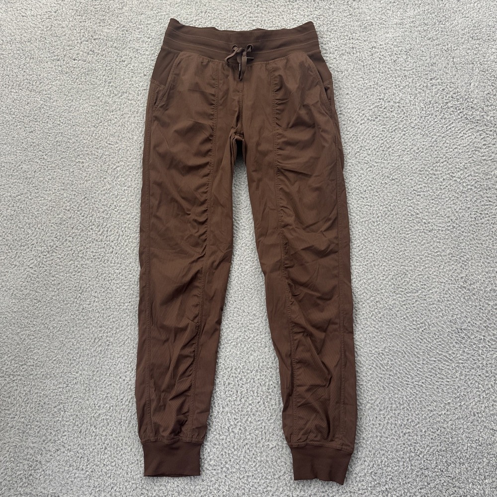 Lululemon Dance Studio Mid Rise Jogger Pants Java Brown Athletic Women's 4 x 28